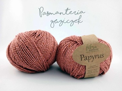 Włóczka Fibra Natura Papyrus 229-27 miedziany