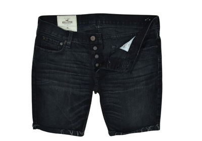 HOLLISTER Męskie Spodenki Jeansowe Bermudy 34