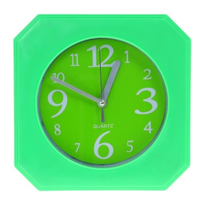 Czytelny wiszący zegar ścienny Zielony
