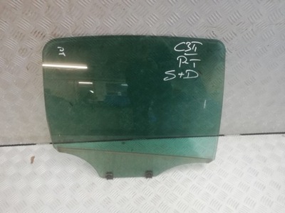 Стекло дверь задняя правая citroen c3 ii 2010r фото №1