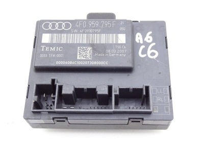 AUDI A6 C6 4F0 04- MÓDULO UNIDAD DE CONTROL DE PUERTA IZQUIERDO PARTE TRASERA  