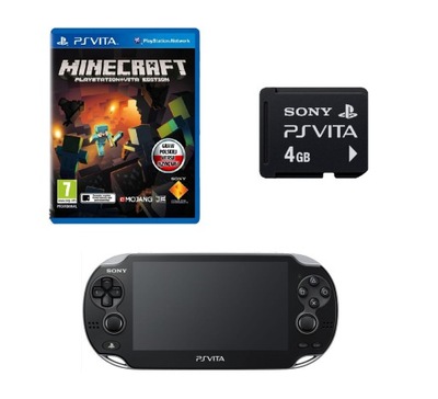 PS Vita 3g/WiFi + 4GB + Minecraft