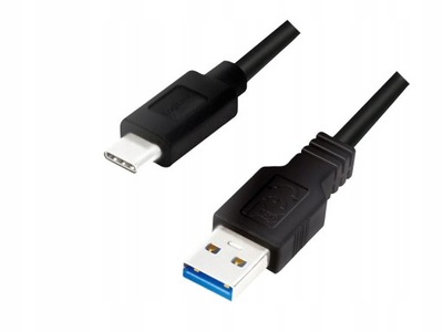 Kabel USB 3.2 - USB C 2,0m czarny LogiLink CU0170