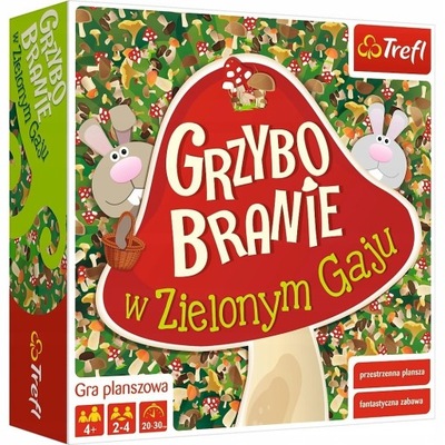 Trefl Grzybobranie w Zielonym Gaju Gra Planszowa