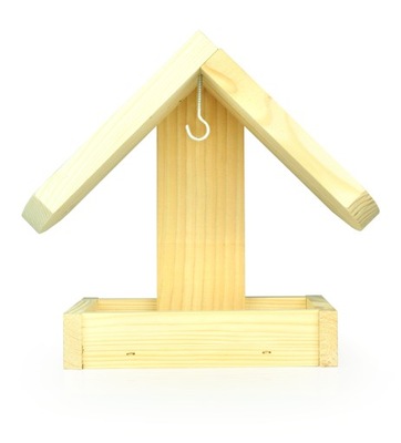 Karmnik dla ptaków Drewniany domek mały KR-1
