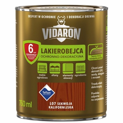 VIDARON Lakierobejca 0,75L SEKWOJA KALIFORNIJ. L07