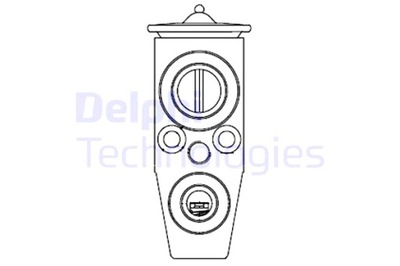 DELPHI VÁLVULA DE EXPANSIÓN DE ACONDICIONADOR CHEVROLET AVEO TRAX OPEL MOKKA  