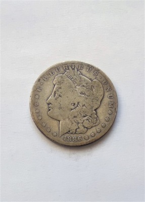 USA, 1 DOLAR 1886 O, NOWY ORLEAN