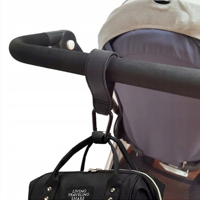 Univerzálny háčik so suchým zipsom na detský invalidný vozík na nákupy