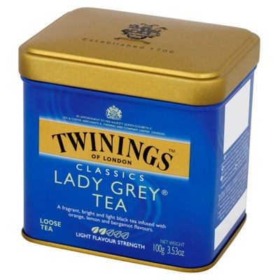 Herbata Twinings Lady Grey 100g - czarna w puszce