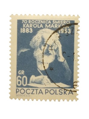 POLSKA Fi 657 1953 Karol Marks