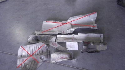 Захист захист теплові bmw x3 e83 3428974 фото №1