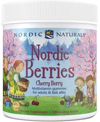 NORDIC NATURALS Berries WITAMINY ŻELKI dla dzieci