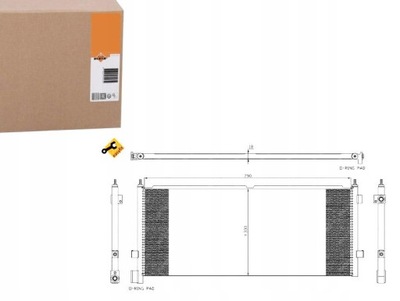 NRF 35891 SKRAPLACZ, ACONDICIONAMIENTO VOLVO  