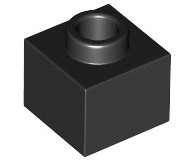 LEGO 86996 Brick, Modified 1 x 1 x 2/3 with Open Stud