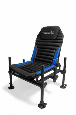 Fotel Preston Absolute 36 Feeder Chair czarno-niebieski