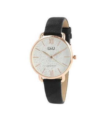 Damski zegarek Q&Q QC27-101 Rose Gold + GRAWER