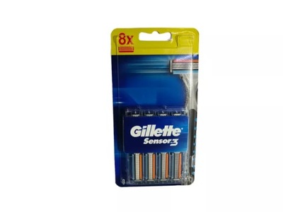 WKŁADY GILLETTE SENSOR 3 8SZT