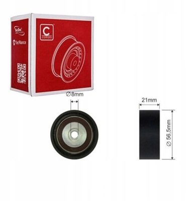 Caffaro 36-49 ролик направляющая / направляющая, ремень клиновой зубчатый фото №1