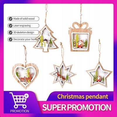 Christmas Decorations Wooden Hollow Christmas Tree