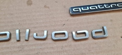 A6 c7 4g lift эмблема крышки багажника надпись задняя a6 allroad quattro фото №1