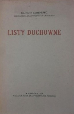 Listy Duchowne 1924 r.