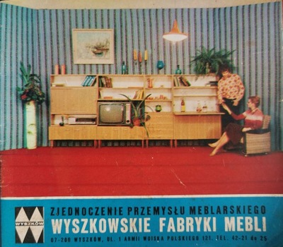 Wyszkowskie Fabryki Mebli Prospekt Katalog 1976