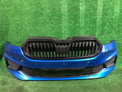 Бампер передній перед skoda fabia iv pdc фото №1