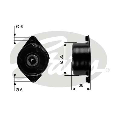 РОЛИК НАТЯЖИТЕЛЬНЫЙ PK GATES T39089