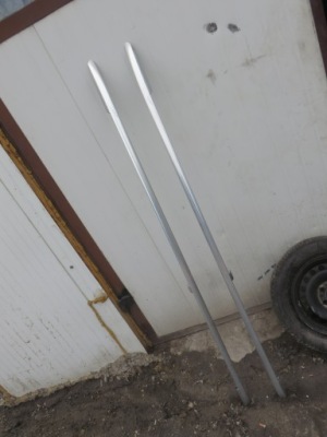 Рейлінги дахові комплект vw touran lift хром x фото №1