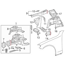 Mercedes e-klasa w213 лонжерон передня фото №1