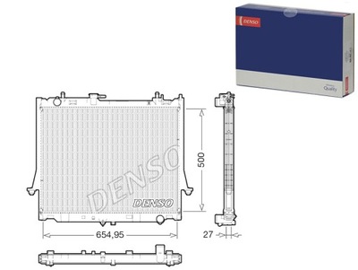 AUŠINTUVAS VARIKLIO VANDENS ISUZU D-MAX II 2.5D 06.12- DENSO 