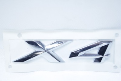 Емблема значок надпис x4 кришки задня bmw f26 x4 7339428 фото №1