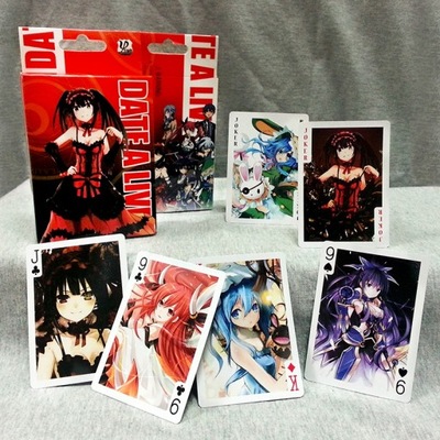 1 szt. Anime Date A Live Playing Card Poker Cards