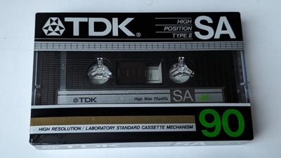 TDK SA 90 1984r. USA 1szt.