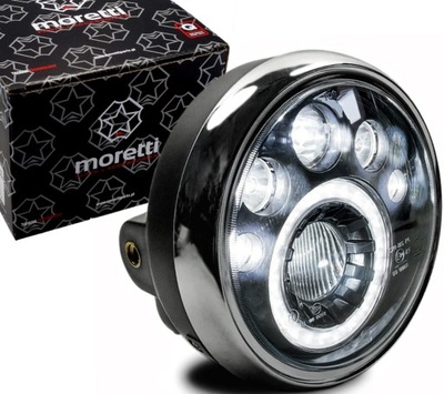 FARO PARA MOTOCICLETA CON DIRECCIÓN DIODO LUMINOSO LED LENTE UNIVERSAL SÚPER CALIDAD !  