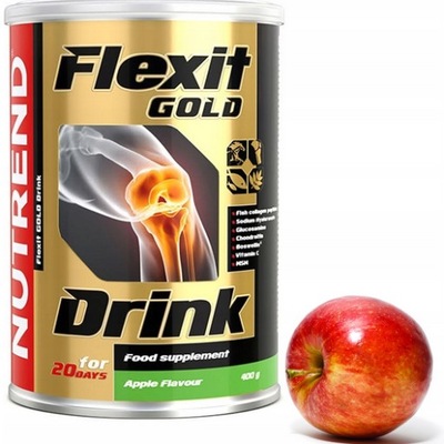 NUTREND Flexit Gold Drink 400g NA STAWY WIĘZADŁA KOLAGEN GLUKOZAMINA MSM