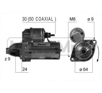 ERA MESSMER СТАРТЕР VAUXHALL,LANCIA