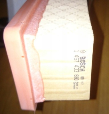 1457433660 bosch фільтр повітря clio 3 12 16v фото №1