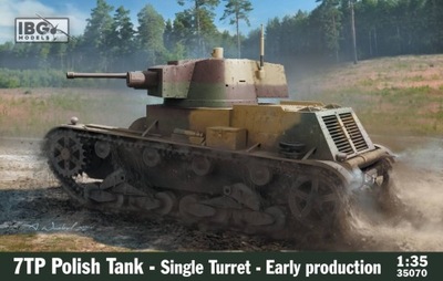 IBG 35070 1:35 7TP Polish Tank Single Turret Early Version
