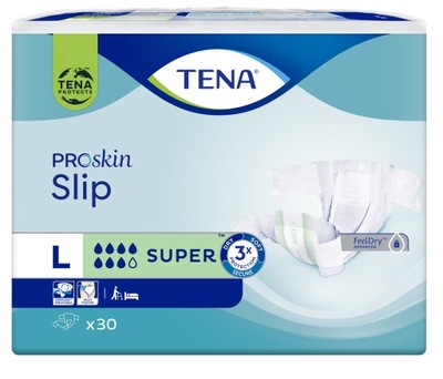 Pieluchomajtki TENA Slip ProSkin Super L 30 sztuk