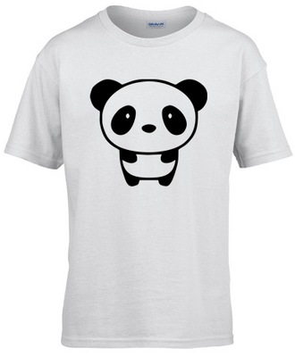 Urocza koszulka z pandą biała 158 12-14 lat