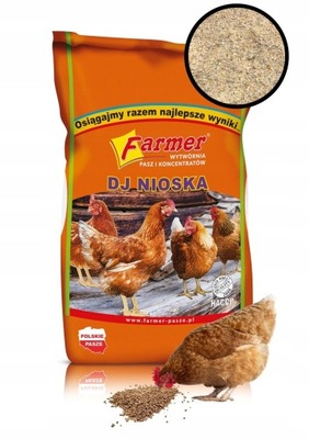 Pasza KONCENTRAT 30% dla kur niosek Farmer 25kg