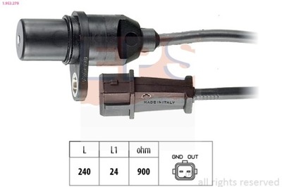 SENSOR POSICIÓN DE EJE CIGÜEÑAL HYUNDAI 1-953-279  