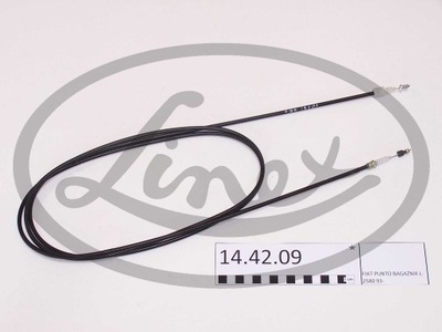 CABLE DE MALETERO FIAT PUNTO 93-99 14.42.09 LINEX CABLES CABLE DE CERRADURA TAPONES  