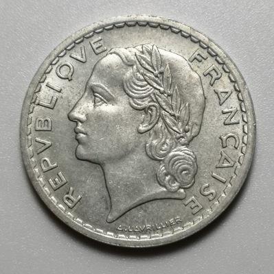 Francja 5 Franków 1946 U286