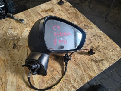 Citroen c3 aircross зеркало правое 12 pin idealne europa фото №1