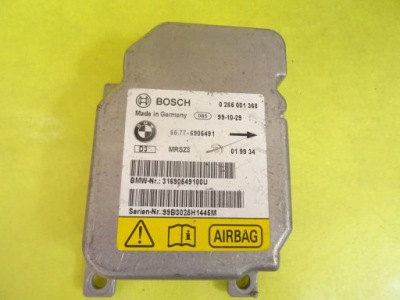 Модуль датчик подушка безпеки bmw 3 e46 0285001368 nr1523 фото №1