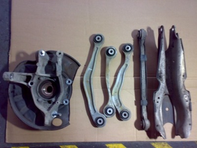 Mercedes cl w216 c216 6.3 amg 2008r. рычаг задний задняя поворотный кулак ступица фото №1