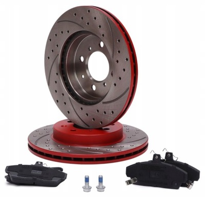 DISCOS ZAPATAS PARTE DELANTERA HONDA CIVIC 6 7 MG ROVER FRENOS MASTER SPORT ALEMANIA  